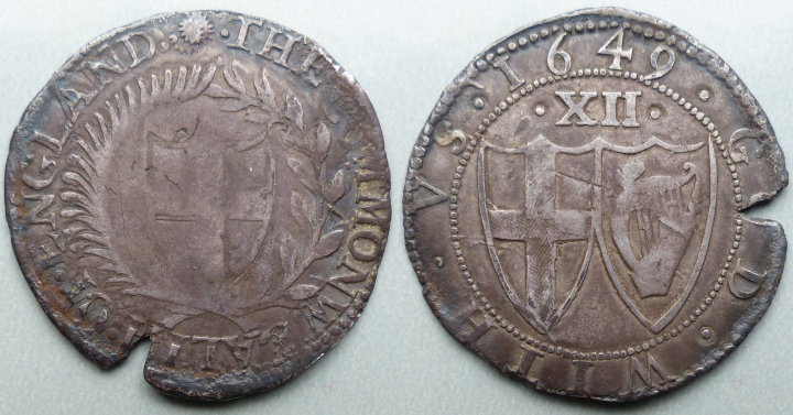 Commonwealth shilling 1649